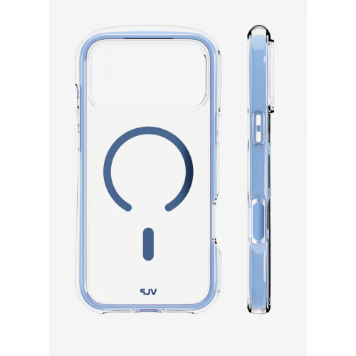 Чехол защитный VLP Bubble Case для iPhone 18 Pro, голубой